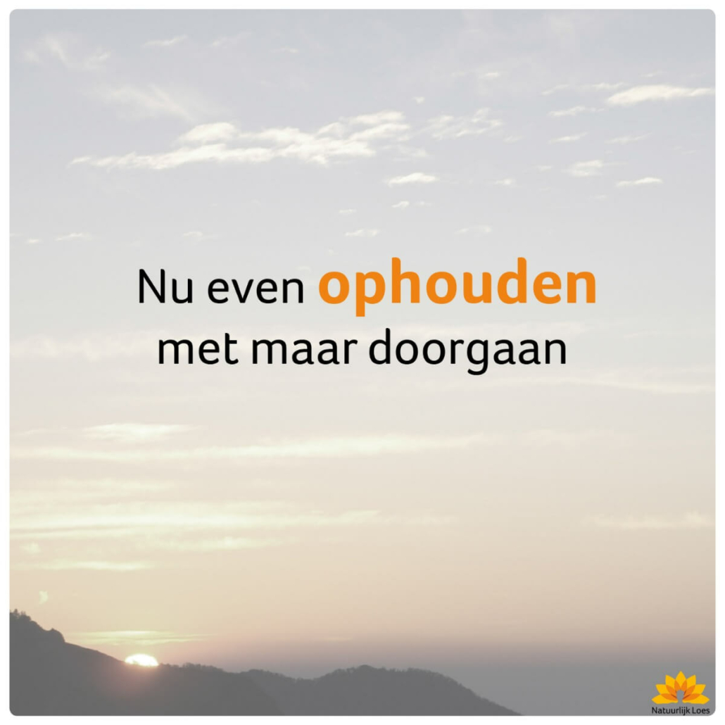 natuurlijk loes - quote schijndel stress en burnout coaching